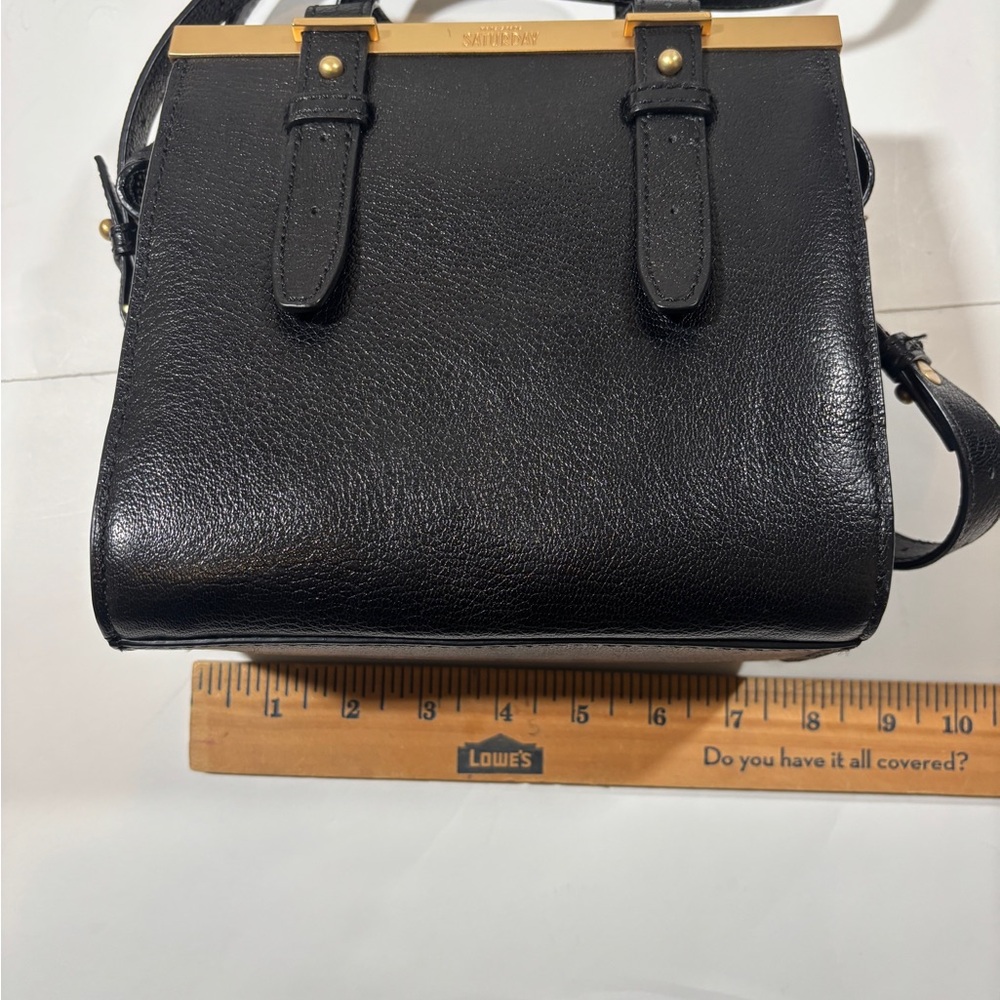 VTG Kate Spade Saturday Black Purse Dark Academia Preppy Corpgore Classic - Picture 5 of 10